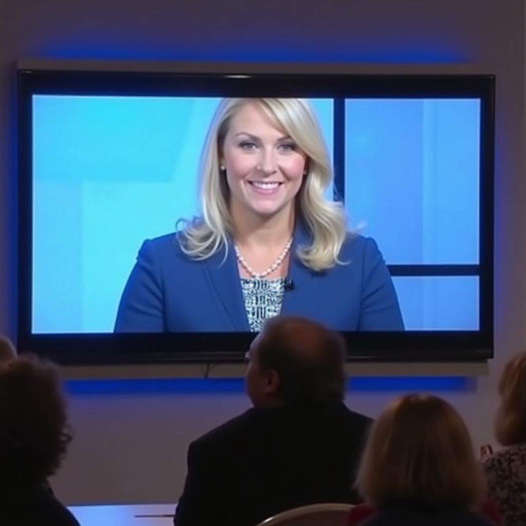 Entrevista en televisión